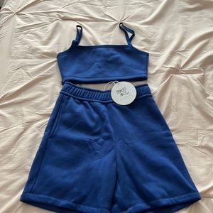 Princess Polly royal blue sweat set